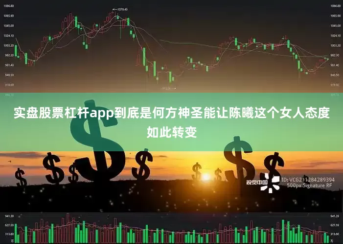 实盘股票杠杆app到底是何方神圣能让陈曦这个女人态度如此转变